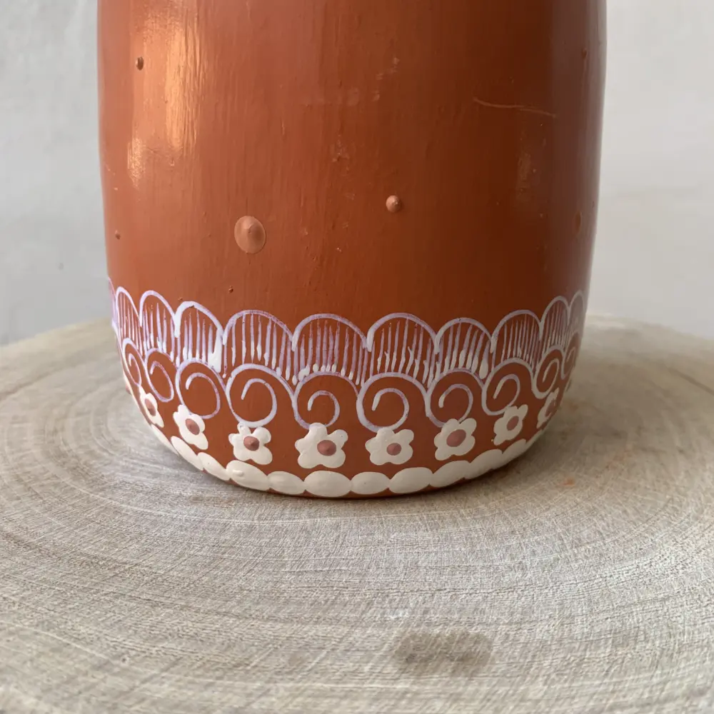 Moringa/Garrafa Cerâmica Decorativa - Vale do Jequitinhonha - Imagem 5