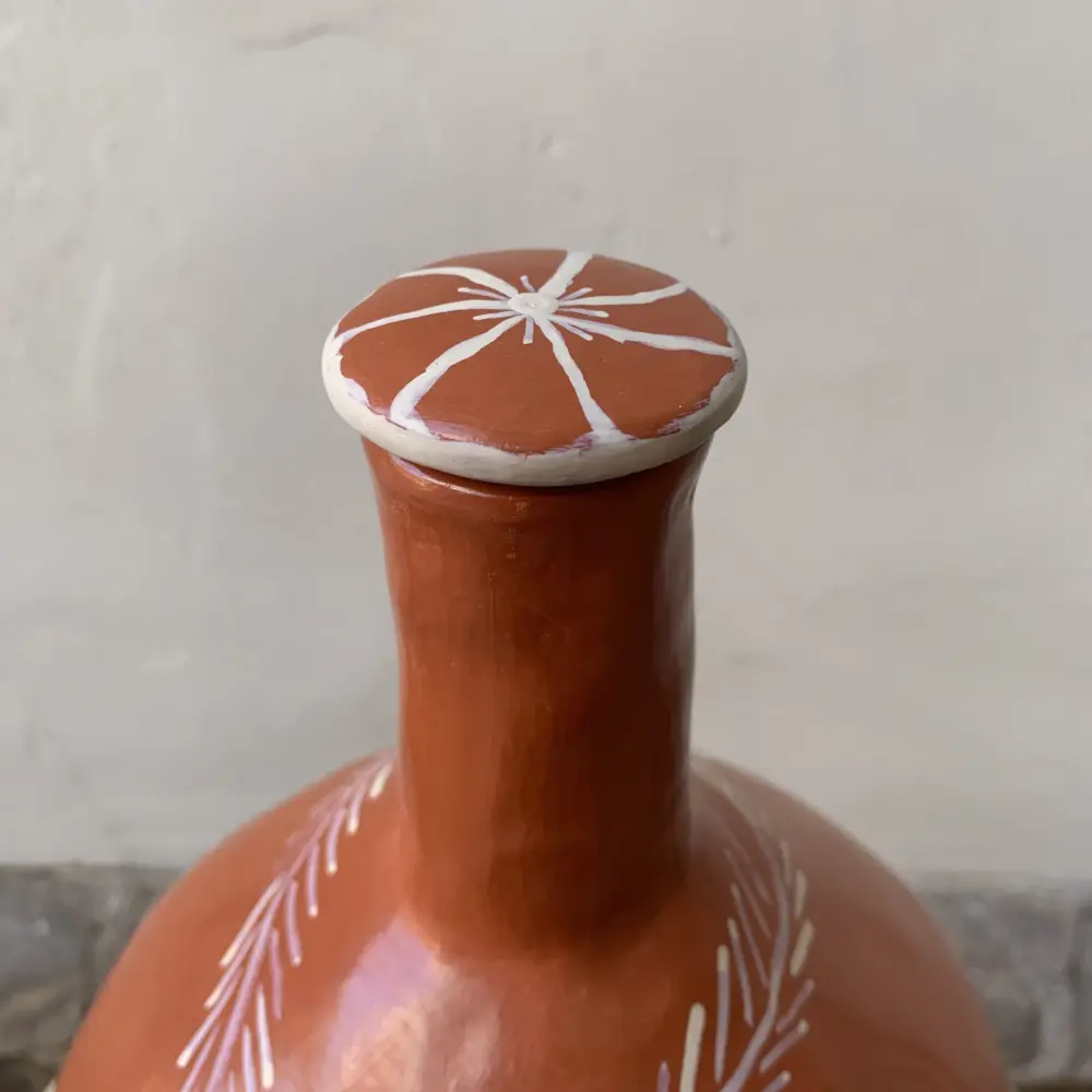 Moringa/Garrafa Cerâmica Decorativa - Vale do Jequitinhonha - Imagem 5