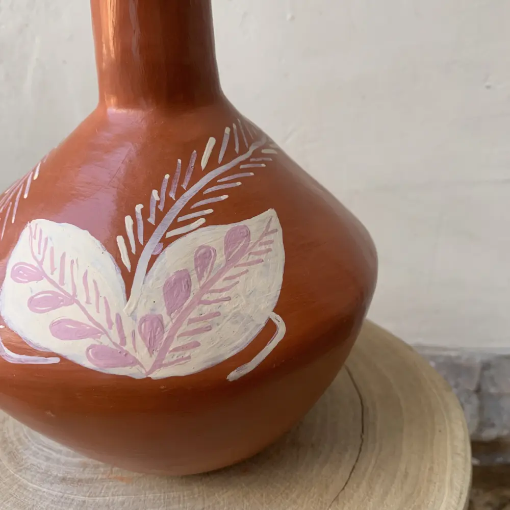 Moringa/Garrafa Cerâmica Decorativa - Vale do Jequitinhonha - Imagem 2