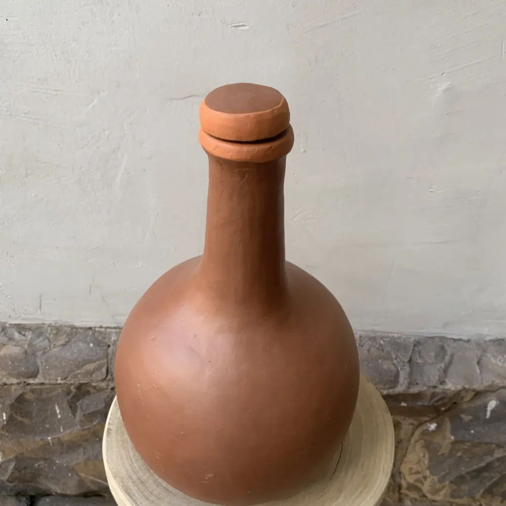 Moringa/Garrafa Cerâmica Decorativa - Vale do Jequitinhonha - Imagem 6