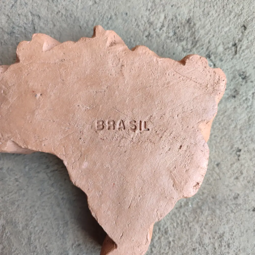 Mapa do Brasil em Barro para Parede - Nildo - Imagem 2